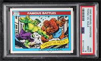 Famous Battles - The Thing vs. Hulk [PSA 9 MINT]