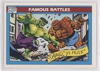 Famous Battles - The Thing vs. Hulk [EX to NM]