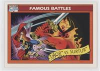 Famous Battles - Thor vs. Surtur