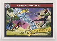 Famous Battles - X-Men vs. Avengers