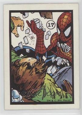 1991 Comic Images Marvel Spider-Man Webs Trading Stickers - [Base] #17 - Spider-Man