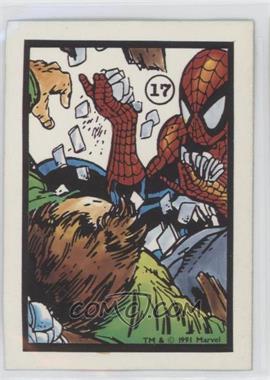 1991 Comic Images Marvel Spider-Man Webs Trading Stickers - [Base] #17 - Spider-Man