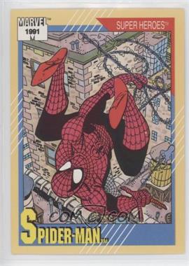 1991 Impel Marvel Universe Series II - [Base] #1.1 - Super Heroes - Spider-Man (1991 BOLD)