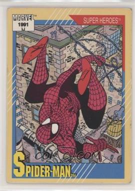 1991 Impel Marvel Universe Series II - [Base] #1.1 - Super Heroes - Spider-Man (1991 BOLD)