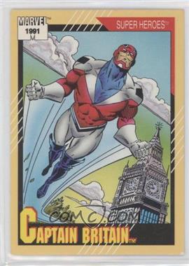 1991 Impel Marvel Universe Series II - [Base] #12.1 - Super Heroes - Captain Britain (1991 BOLD)