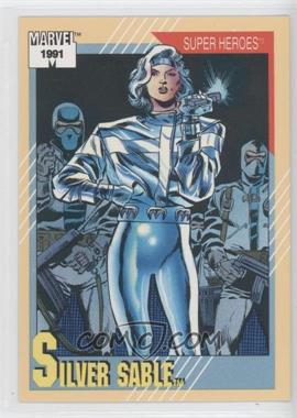 1991 Impel Marvel Universe Series II - [Base] #21.1 - Super Heroes - Silver Sable (1991 BOLD)
