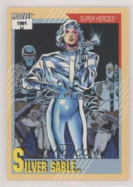 1991 Impel Marvel Universe Series II - [Base] #21.1 - Super Heroes - Silver Sable (1991 BOLD)