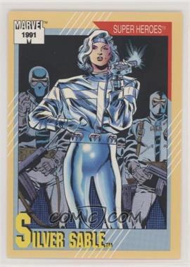 1991 Impel Marvel Universe Series II - [Base] #21.1 - Super Heroes - Silver Sable (1991 BOLD)