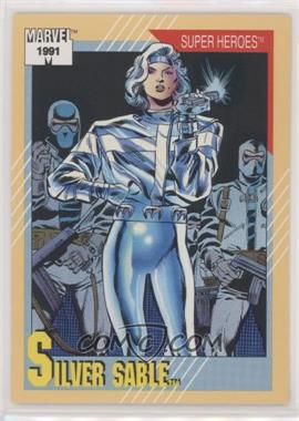 1991 Impel Marvel Universe Series II - [Base] #21.1 - Super Heroes - Silver Sable (1991 BOLD)