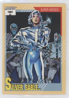 1991 Impel Marvel Universe Series II - [Base] #21.1 - Super Heroes - Silver Sable (1991 BOLD)