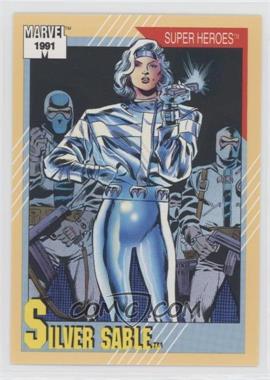 1991 Impel Marvel Universe Series II - [Base] #21.1 - Super Heroes - Silver Sable (1991 BOLD)