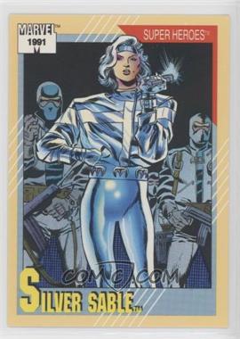 1991 Impel Marvel Universe Series II - [Base] #21.1 - Super Heroes - Silver Sable (1991 BOLD)