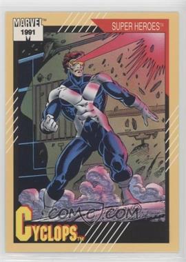 1991 Impel Marvel Universe Series II - [Base] #51 - Super Heroes - Cyclops