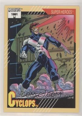 1991 Impel Marvel Universe Series II - [Base] #51 - Super Heroes - Cyclops