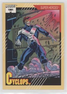 1991 Impel Marvel Universe Series II - [Base] #51 - Super Heroes - Cyclops