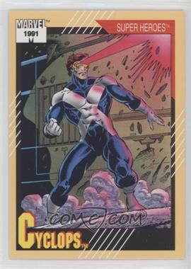 1991 Impel Marvel Universe Series II - [Base] #51 - Super Heroes - Cyclops