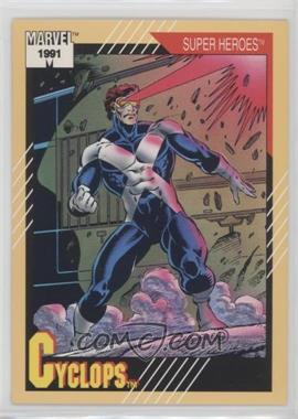 1991 Impel Marvel Universe Series II - [Base] #51 - Super Heroes - Cyclops