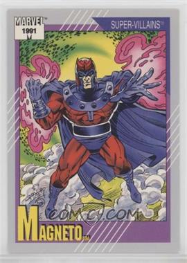 1991 Impel Marvel Universe Series II - [Base] #57.2 - Super-Villains - Magneto (1991 Normal Font)