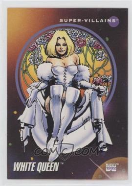 1992 Impel Marvel Universe Series III - [Base] #123 - Super-Villains - White Queen