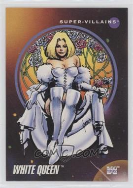 1992 Impel Marvel Universe Series III - [Base] #123 - Super-Villains - White Queen