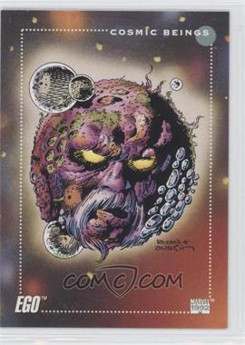 1992 Impel Marvel Universe Series III - [Base] #154 - Cosmic Beings - Ego