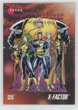 1992 Impel Marvel Universe Series III - [Base] #173 - Teams - X-Factor
