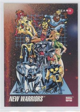 1992 Impel Marvel Universe Series III - [Base] #174 - Teams - New Warriors