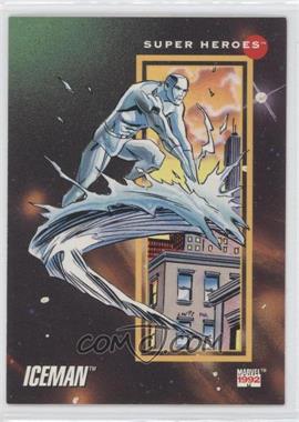 1992 Impel Marvel Universe Series III - [Base] #27 - Super Heroes - Iceman