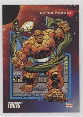 1992 Impel Marvel Universe Series III - [Base] #56 - Super Heroes - Thing