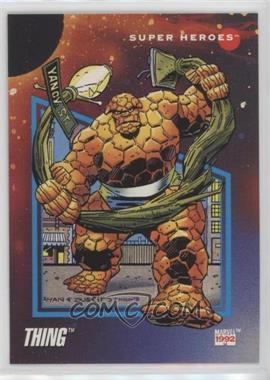 1992 Impel Marvel Universe Series III - [Base] #56 - Super Heroes - Thing