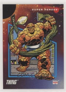 1992 Impel Marvel Universe Series III - [Base] #56 - Super Heroes - Thing