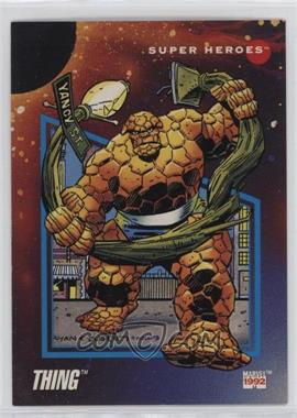 1992 Impel Marvel Universe Series III - [Base] #56 - Super Heroes - Thing