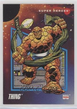 1992 Impel Marvel Universe Series III - [Base] #56 - Super Heroes - Thing