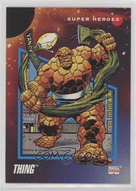 1992 Impel Marvel Universe Series III - [Base] #56 - Super Heroes - Thing