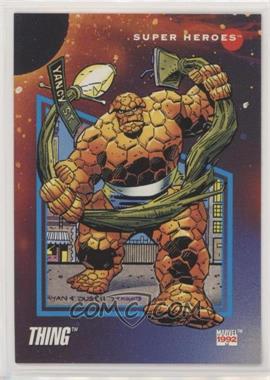 1992 Impel Marvel Universe Series III - [Base] #56 - Super Heroes - Thing