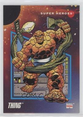 1992 Impel Marvel Universe Series III - [Base] #56 - Super Heroes - Thing