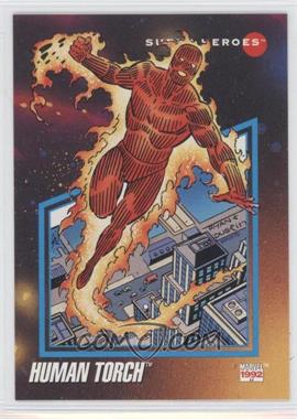 1992 Impel Marvel Universe Series III - [Base] #58 - Super Heroes - Human Torch