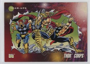 1992 Impel Marvel Universe Series III - [Base] #87 - Team-Ups - Thor Corps