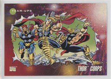 1992 Impel Marvel Universe Series III - [Base] #87 - Team-Ups - Thor Corps