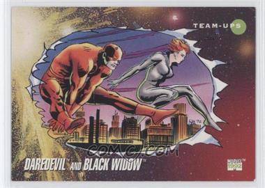 1992 Impel Marvel Universe Series III - [Base] #93 - Team-Ups - Daredevil, Black Widow