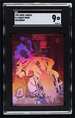 1992 Impel Marvel Universe Series III - Holograms #H-5 - Ghost Rider [SGC 9 MINT]