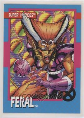 1992 Impel Marvel X-Men - [Base] #16 - Feral