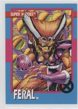 1992 Impel Marvel X-Men - [Base] #16 - Feral