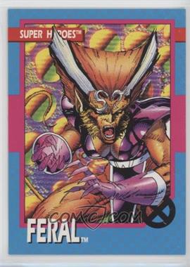 1992 Impel Marvel X-Men - [Base] #16 - Feral