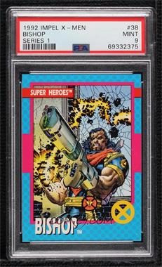 1992 Impel Marvel X-Men - [Base] #38 - Bishop [PSA 9 MINT]