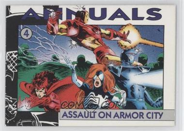 1992 Marvel Annuals Promos - [Base] #4 - Assault on Armor City