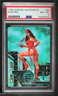 1992 SkyBox Marvel Masterpieces - [Base] #22 - Elektra [PSA 8 NM‑MT]