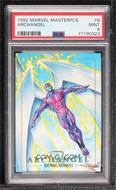 1992 SkyBox Marvel Masterpieces - [Base] #8 - Archangel [PSA 9 MINT]