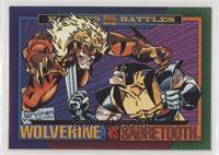 Famous Battles - Wolverine vs Sabretooth