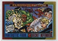 Famous Battles - Fantastic Four vs. Secret Defenders